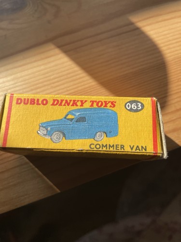 Dinky 063 blue commer van - dinky,