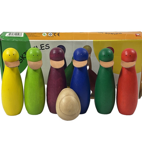 Vtg pintoy duck skittles - vtg,