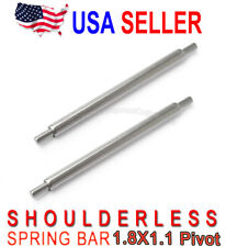 20mm 22m 24mm Single Shoulder 1.8 x 1.1 Tip Spring Bars for Seiko Diver Watches