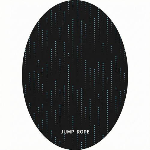 Oval jump rope mat - oval,