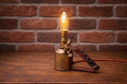 Vintage brass blow - blow, torch