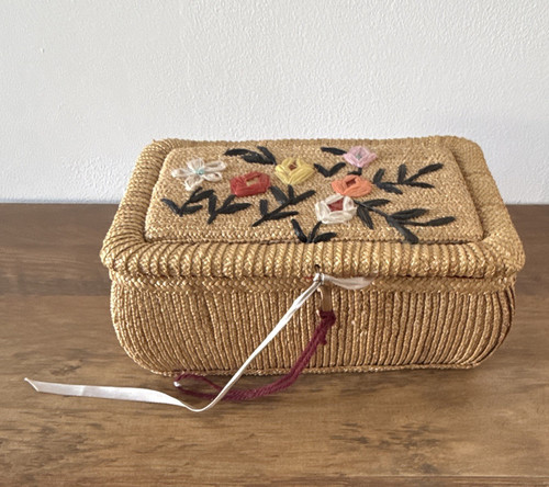Vintage handwoven wicker - vintage,