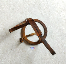 19c Antique Handmade Primitive Iron Jungle Forest Wild Animals Cage Rare I789