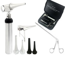 ENT Veterinary Otoscope Hartman Speculum Set Medical Diagnostic Metal Specula