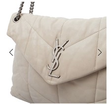 Ysl Cream Puffa Shoulder