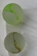 Marbles Giant 35mm pack of  frosted semi opaque Toy Game