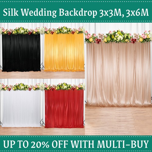 Silk stage backdrop - stage, drapes