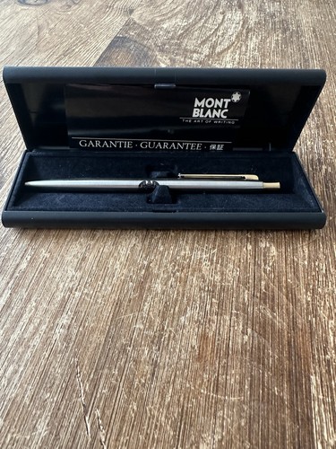 Montblanc silver and gold - and, slim