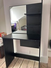 Ikea black vanity table