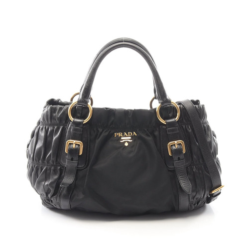 Prada 2way tote bag black - prada,