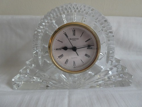 Waterford crystal mantle clock - mantle,