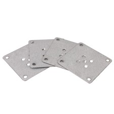 4pcs 80 * 80 * 1.2mm Furniture Fitting Furniture Legs Mounting Plate