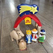 Playmobil 1.2.3 123 Christmas Nativity set Figures Animals 71140 Wise Men Stable