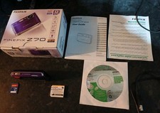 Fujifilm Digital Camera FinePix Z70 12.2MP Purple Tested With Battery + SD Card