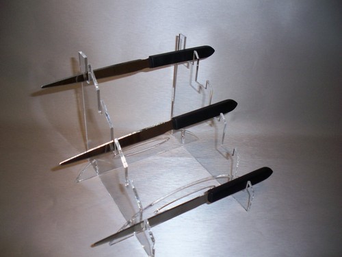 Clear acrylic counter display - clear,