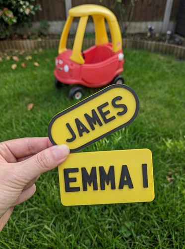 Custom little tikes name plate - tikes,