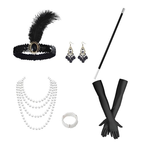 6pcs 1920s accessories for - 1920s,
