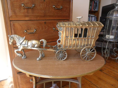 Large heavy vintage - large, brass