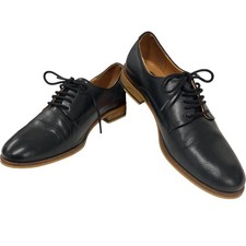 Bertie Black Leather Derby