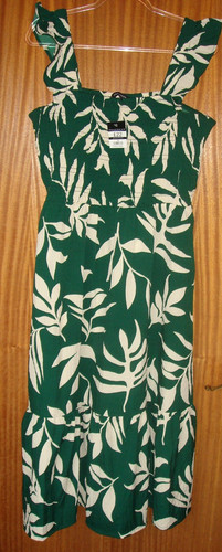 Bnwt peacocks green tropical - peacocks,