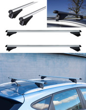 Lockable Aluminium Roof Bars (Flush Solid Rail) For NISSAN E-NV200