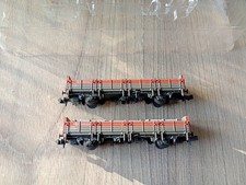 2 X Graham Farish 373-626D N Gauge Weathered BR Railfreight OBA Open Wagons 