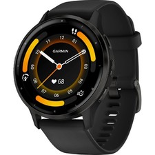 Garmin Venu 3 Health & Fitness GPS Smartwatch Slate Bezel / Black Band (45mm)