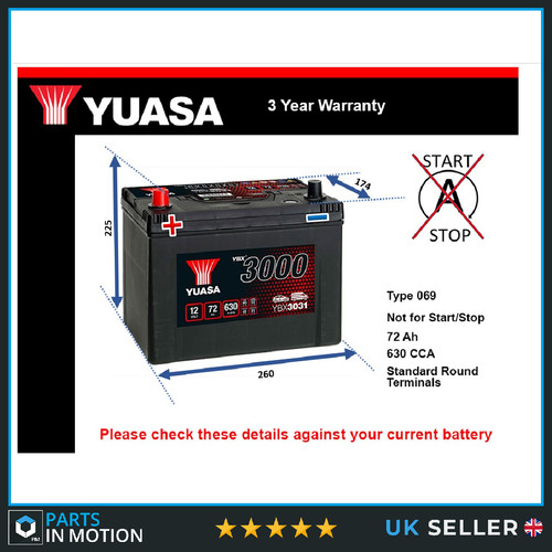 Battery fits bedford chevanne - battery,