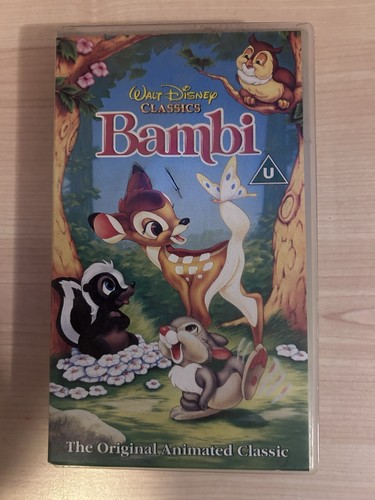 Bambi disney vintage vhs video - vhs,