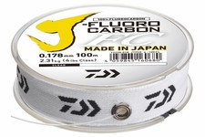 Daiwa J-Fluorocarbon Transparent 50m & 100m Fluoro Leader Fluorocarbon Line