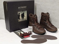 British Army Womens Altberg Defender High Liability Leather Boots Brown - NEW