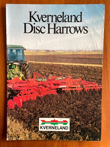 Kverneland disc harrows i - a, aa