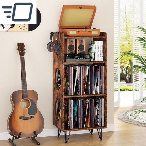 Record player stand tier - record,