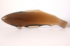 XL Exbor Fish Miloslav Klinger Czech Art Glass Sommerso Zelezny Brod Skrdlovice