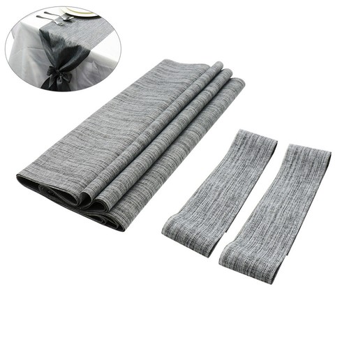 Table runner linen imitated - runner,