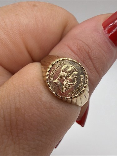 Vintage men 9ct gold - men’s,
