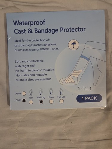 Waterproof half leg - waterproof, cast