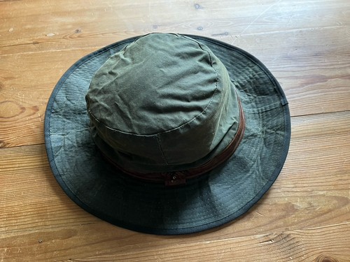 Barbour waxed hat wide - hat,