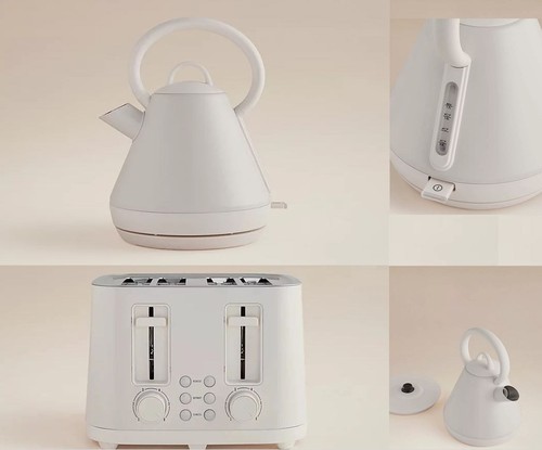 Cream pyramid toaster - pyramid,