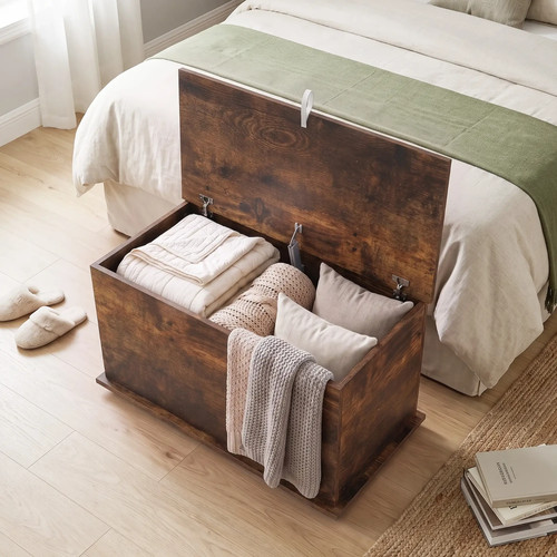 Industrial wooden storage box - industrial,