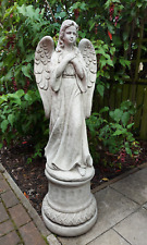 Large Angel Statue On Column