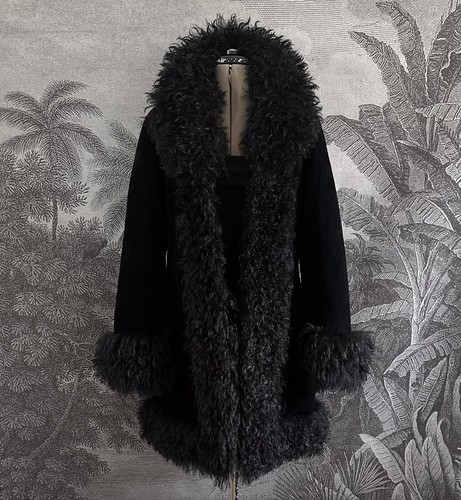 Epic black afghan coat new - epic,