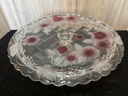Vintage soga japan glass cake - vintage,