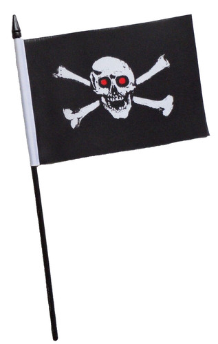 Pirate red eyes - red, hand