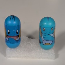 Pokémon Mighty Beanz Lot of 2 - Mudkip #13 Marshtomp #14 - 2004 Vintage HTF Rare