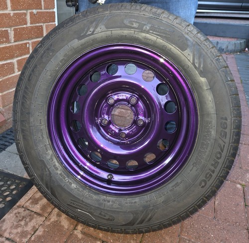 Caravan wheel and tyre - wheel,