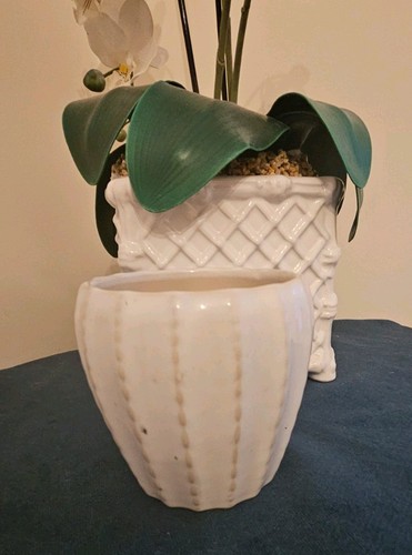Ikea ceramic white ribbed - ceramic,