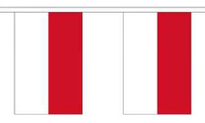 Indonesia Flag Bunting - 3m 6m 9m Metre Length 10 20 30 Flags - Polyester 