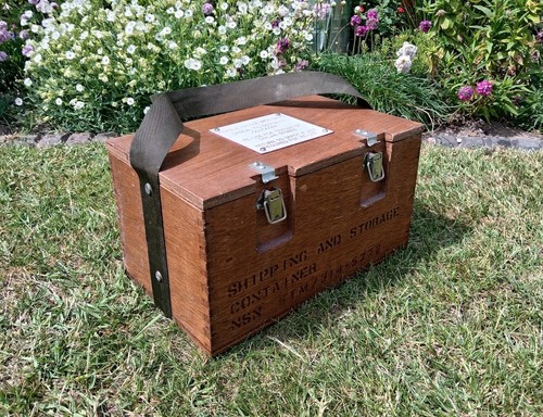 Military wooden box - military, /|