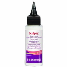 Sculpey Bake N Bond Adhesive 59ml – Polymer Clay Oven Bake Glue Transparent